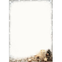 sigel Weihnachts-Motiv-Papier "Golden Christmas Night", A4