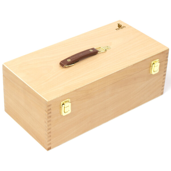 kangaro Künstler-Utensilienbox, 2 Etagen, Buchenholz