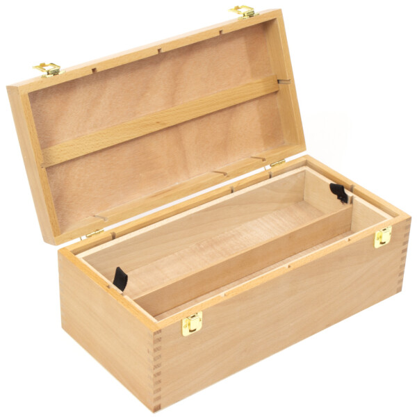 kangaro Künstler-Utensilienbox, 2 Etagen, Buchenholz