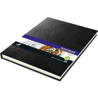 kangaro Skizzenbuch, DIN A3, Schlangenleder-Optik, schwarz