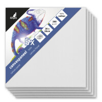 kangaro Leinwand Canvas Panel, 130 x 180 mm, weiß