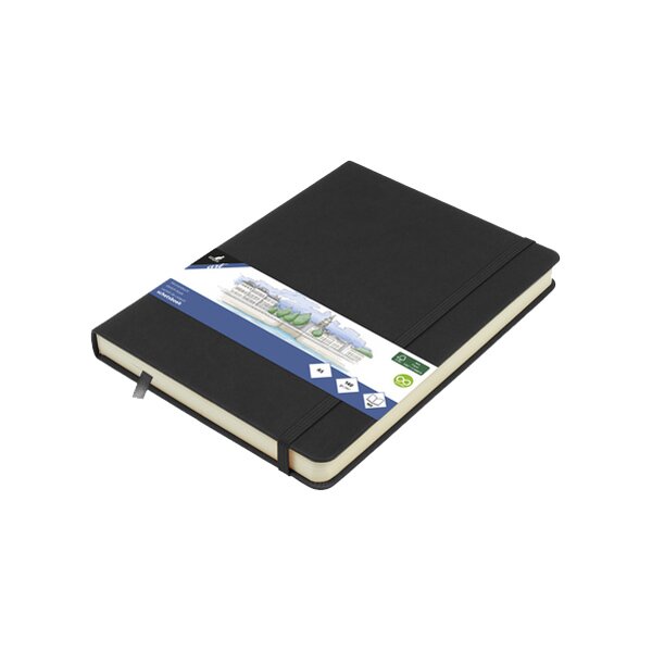 kangaro Skizzenbuch, PU-Hardcover, DIN A5, schwarz