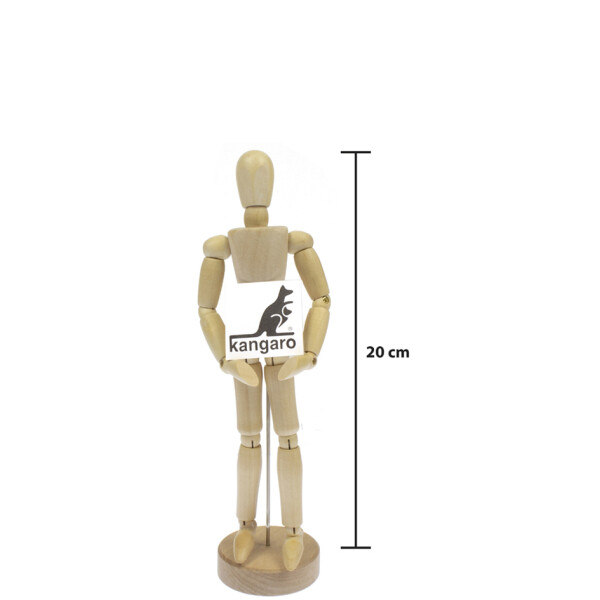 kangaro Gliederpuppe, neutral, H&ouml;he: 200 mm