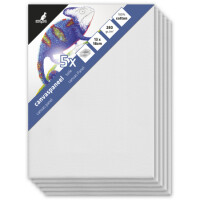 kangaro Leinwand Canvas Panel, 200 x 200 mm, weiß