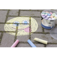 kangaro Straßenmalkreide, im Kunststoffeimer