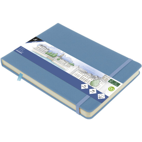 kangaro Skizzenbuch, PU-Hardcover, DIN A5 quer, flieder