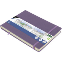 kangaro Skizzenbuch, PU-Hardcover, DIN A5 quer, flieder