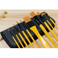 kangaro Acryl-Pinsel-Set, 10-teilig, im Etui