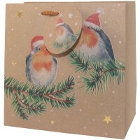 CACTUS Weihnachts-Geschenktüte "2 Vögel...