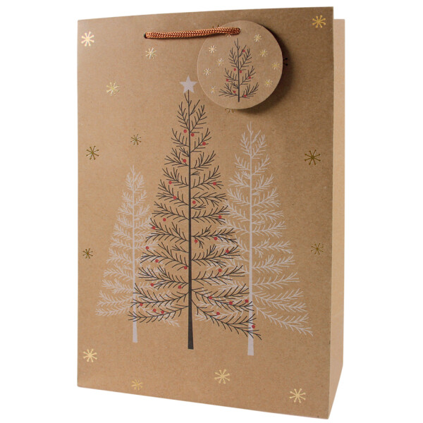 CACTUS Weihnachts-Geschenktüte "Tannenbaum", groß