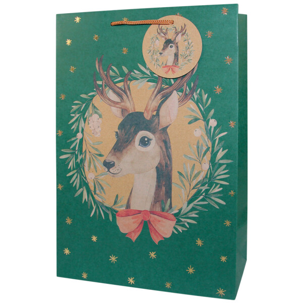 CACTUS Weihnachts-Geschenktüte "Tannenbaum", groß