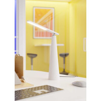 ALBA Akku LED-Tischleuchte "LEDTUBE", weiß