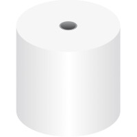 kangaro Kassenrollen, 76 mm x 46 m x 12 mm, weiß