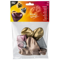 PAPSTAR Luftballons "Glossy Heart", farbig...