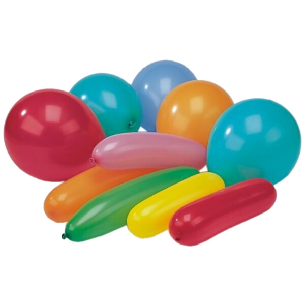 PAPSTAR Luftballons, Farben und Formen sortiert, 10 Stück