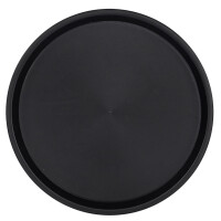 Esmeyer Serviertablett OHIO, rund, schwarz