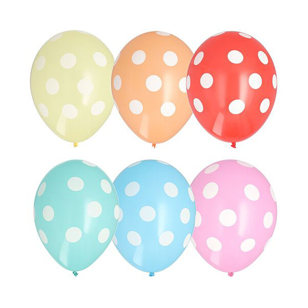 PAPSTAR Luftballons "Dots", farbig sortiert