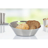 Esmeyer Brot- und Servierkorb VISTA, rund, silber