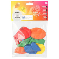 PAPSTAR Luftballons "Happy Birthday", farbig...