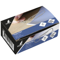 kangaro Büroklammern, verzinkt, 25 mm, silber