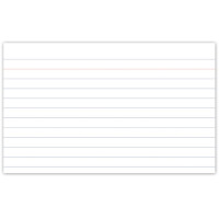 kangaro Karteikarten, 150 x 100 mm, liniert, weiß