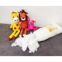 KLEIBER Bastelwatte Füllwatte, rohweiß,...