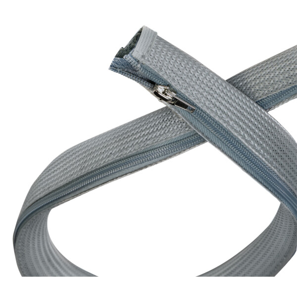 LogiLink Kabelschlauch mit Reißverschluss, 5,0 m, schwarz