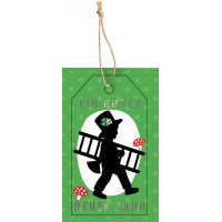 CACTUS Neujahrs-Geschenkanhänger "Kleeblatt"