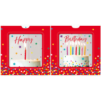 SUSY CARD 3D-Geburtstagskarte Sliding card "Luftballons"