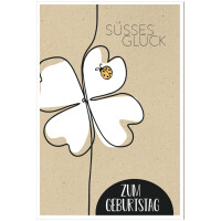 SUSY CARD Geburtstagskarte Bee yourself...