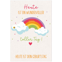 SUSY CARD Geburtstagskarte Round "Malen"