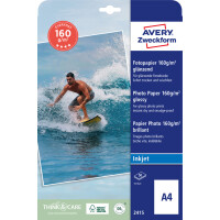 AVERY Zweckform Inkjet Fotopapier EVERYDAY, 160 g qm, DIN A4