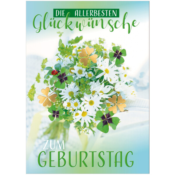 SUSY CARD Geburtstagskarte "Geschenk-Ballons"