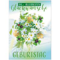 SUSY CARD Geburtstagskarte "Geschenk-Ballons"