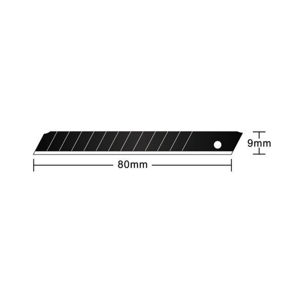 Hansa Ersatzklingen, Klingenbreite: 19 mm, 60 Grad, schwarz