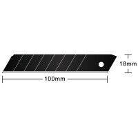 Hansa Ersatzklingen, Klingenbreite: 19 mm, 60 Grad, schwarz