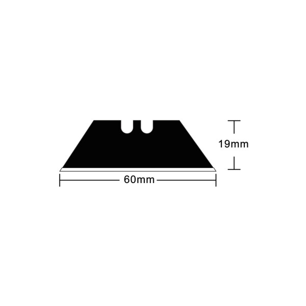 Hansa Ersatzklingen, Klingenbreite: 9 mm, 30 Grad, schwarz