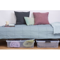 plast team Aufbewahrungsbox HOME BOX BEDROLLER XL, 49 Liter