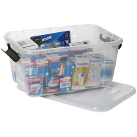 plast team Aufbewahrungsbox HOME BOX, 8,0 Liter, grau-