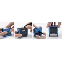 trodat Textstempel-Set Printy 4913 Typomatic,...