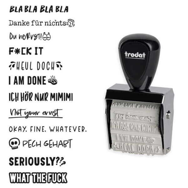 trodat Kreativstempel Creative Mini "Böse Sprüche"