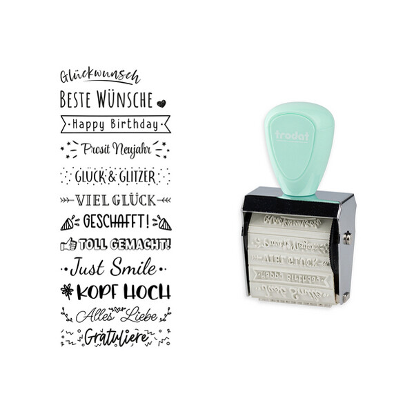 trodat Kreativstempel Creative Mini "Böse Sprüche"