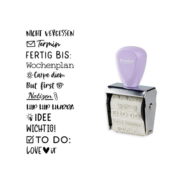trodat Kreativstempel-Set Creative Mini "Böse Sprüche"