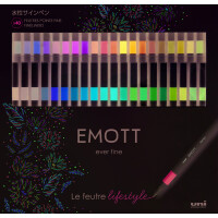uni-ball Fineliner EMOTT, 40er Karton-Etui