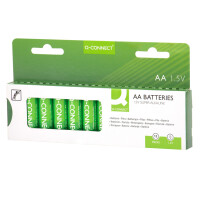 Q-CONNECT Batterie Alkali-Mangan, LR6 AA Mignon, 12...