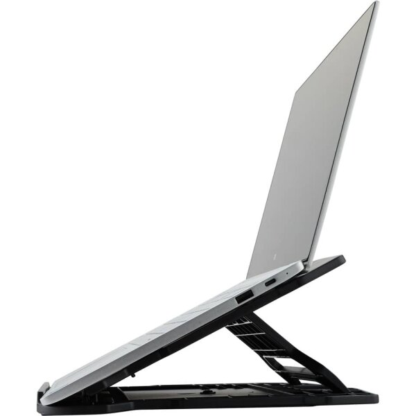 Q-CONNECT Notebookst&auml;nder drehbar, 17", Kunststoff, schwarz KF14470