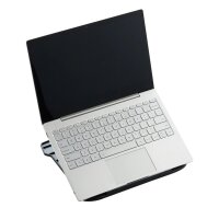 Q-CONNECT Notebookständer drehbar, 17", Kunststoff, schwarz KF14470