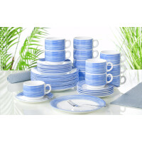 Esmeyer Arcoroc Kaffeetasse BRUSH, 0,19 l, blau weiß