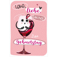 SUSY CARD Geburtstagskarte Wiggle "Cupcake"