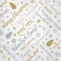 SUSY CARD Weihnachts-Motivservietten "Merry...